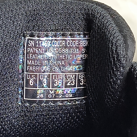 Skechers Black Sneakers Shoes Women's Size 6 Sport Casual - Picture 5 of 7